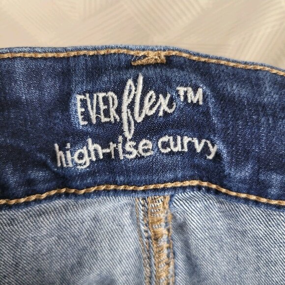Maurices Jeans Plus 22W 22 High Rise Curvy Ever Flex Jegging Skinny Stretch - Picture 4 of 5